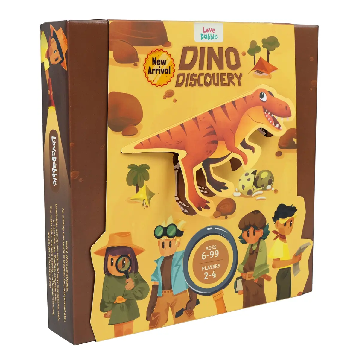 Love Dabble Dino Discovery 2-4 Player Board Game For Ages 6 Years And Up 1
