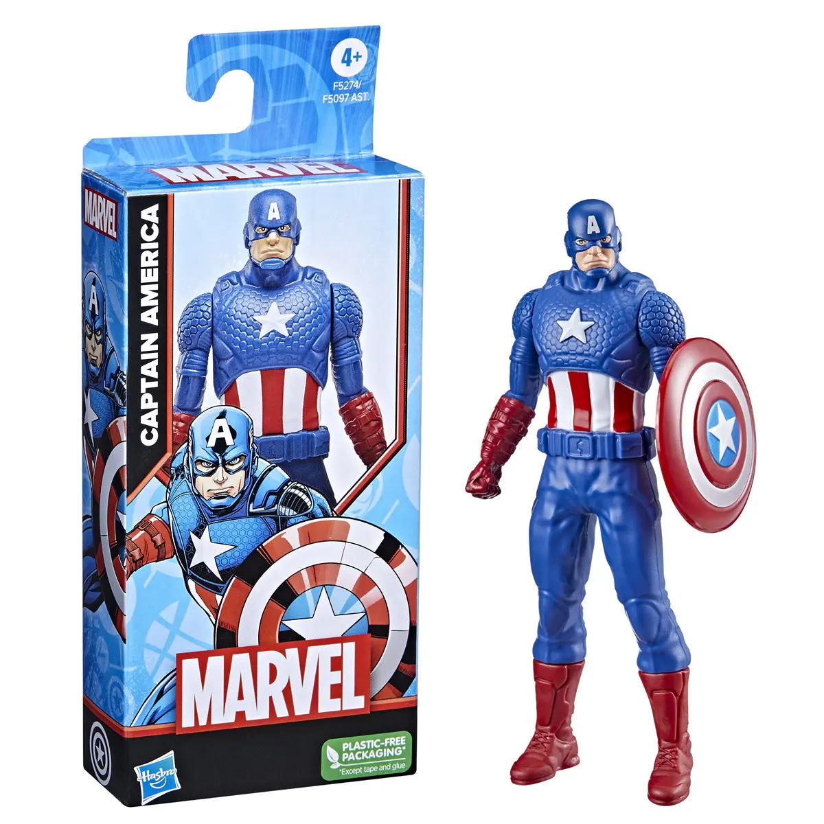 Marvel Classic Captain America 6 Inch Value Figure For Ages 5+ 1