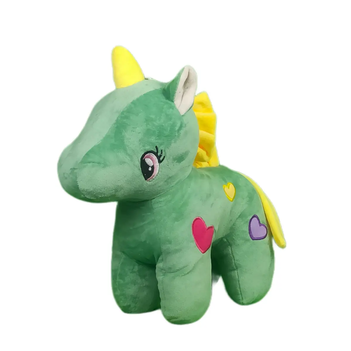Play Hour Fairy Unicorn Plush Soft Toy For Ages 3 Years And Up - Green, 40Cm 1