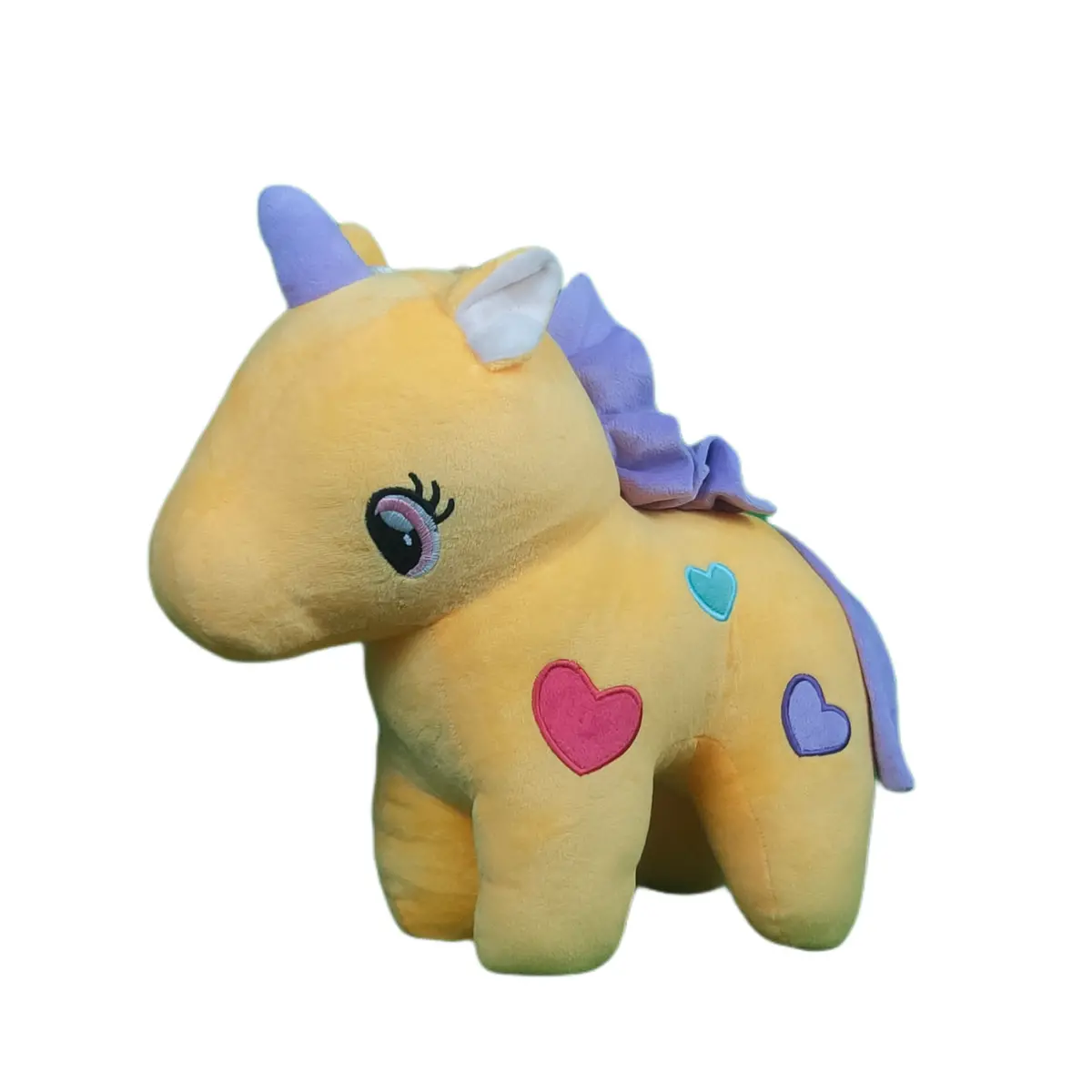 Play Hour Fairy Unicorn Plush Soft Toy For Ages 3 Years And Up - Yellow, 40Cm 1