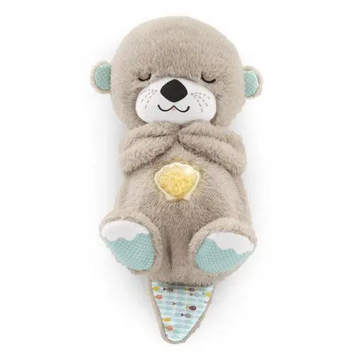 Fisher-Price Soothe N Snuggle Otter - Soothing Toy With Light, Music And Breathing Motion For Infant & Toddlers 1
