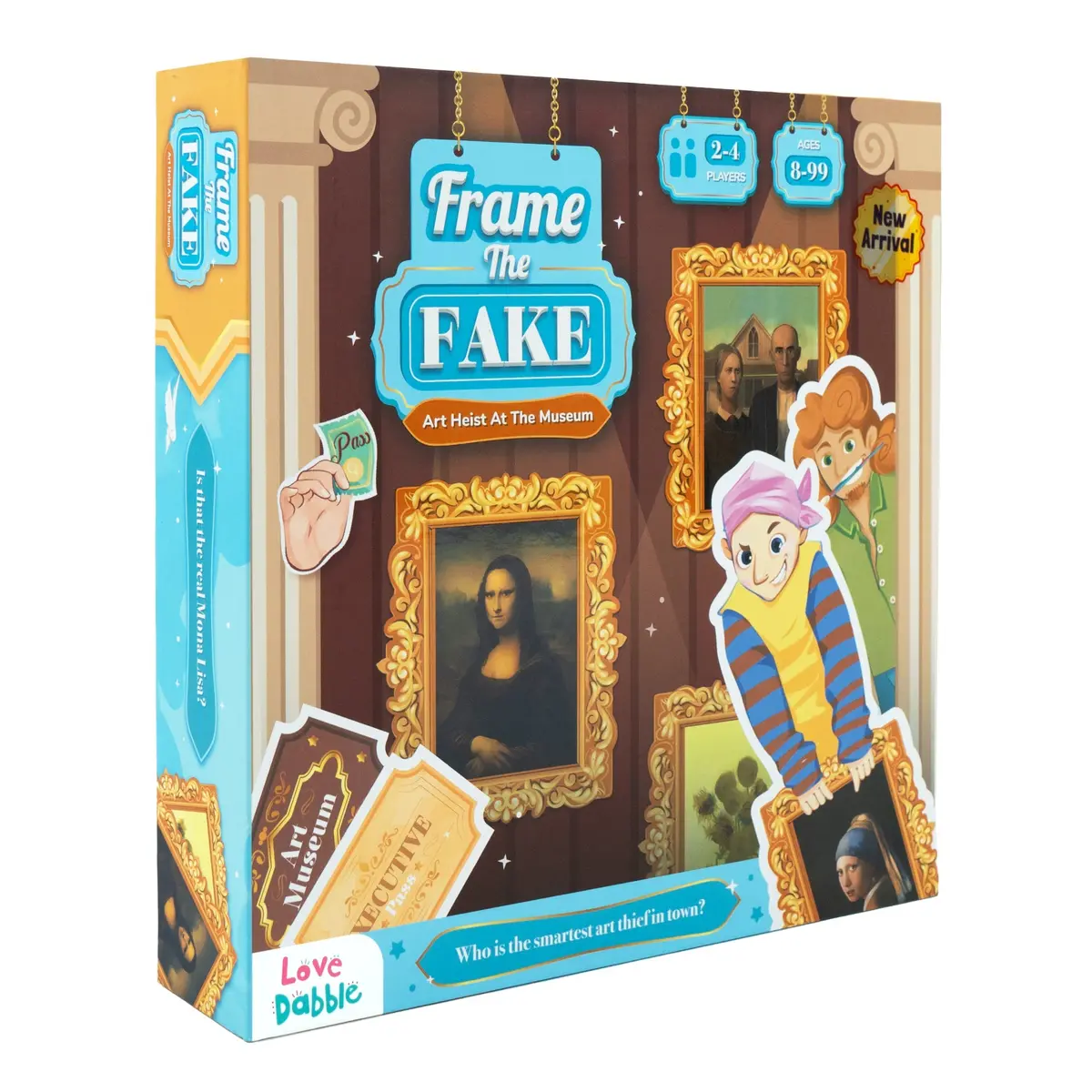 Love Dabble Frame The Fake! 2-4 Player Board Game For Ages 8 Years And Up 1