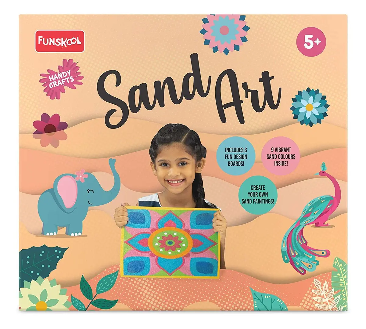 Funskool Handycrafts Sand Art - Diy Art & Craft Kits For Ages 5+ 1
