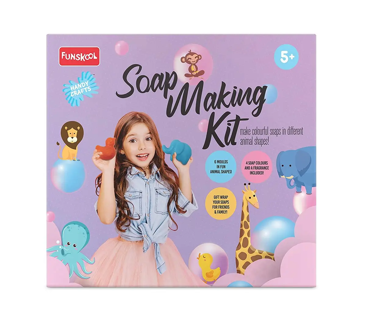 Funskool Handycrafts Soap Making Kit - 6 Different Soap Shapes Activity Kit For Ages 5+ 1