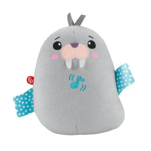 Fisher-Price Chill Vibes Walrus Soother¬†-¬†Take-Along Musical Plush Toy With Calming Vibrations For Infant & Toddlers 1
