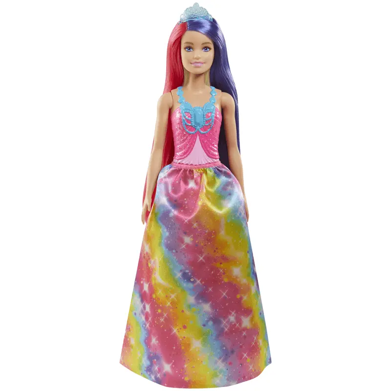 Barbie Dreamtopia Princess Doll With Two-Tone Fantasy Hair And Accessories 1