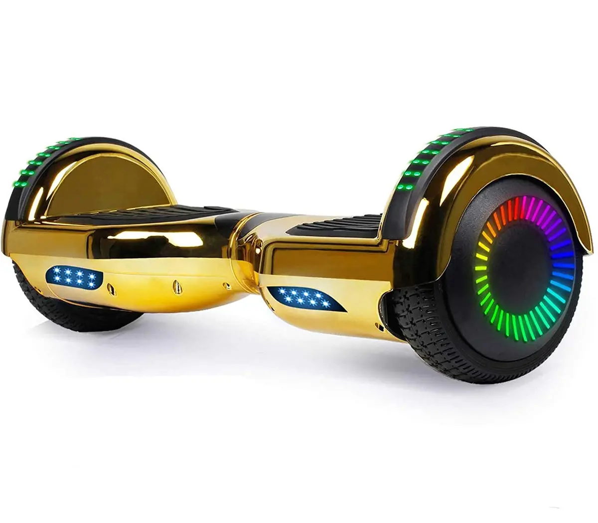 Glarewheel M3 Hoverboard Led Light Bluetooth Chrome Gold 1