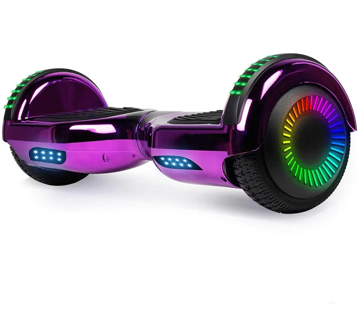 Glarewheel M3 Hoverboard Led Light Bluetooth Chrome Purple 1