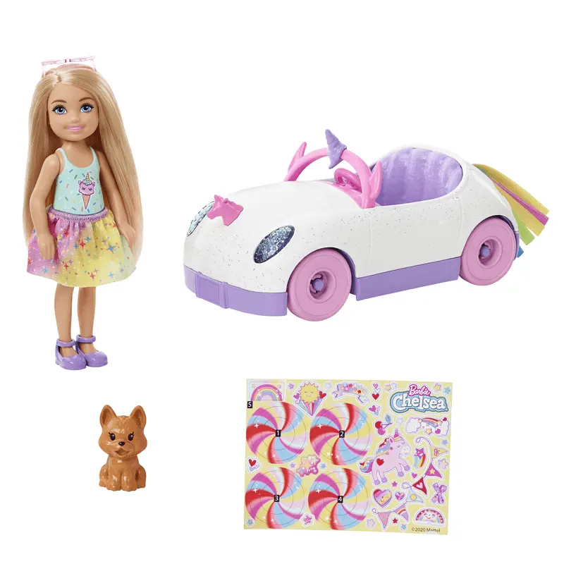 Barbie Chelsea Doll With Car For Ages 3+ 2