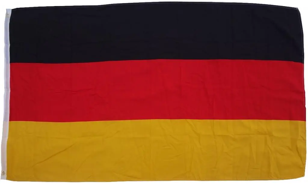 Flag Hoist Flag "Germany" (150 X 90 Cm) With Two Brass Eyelets 1