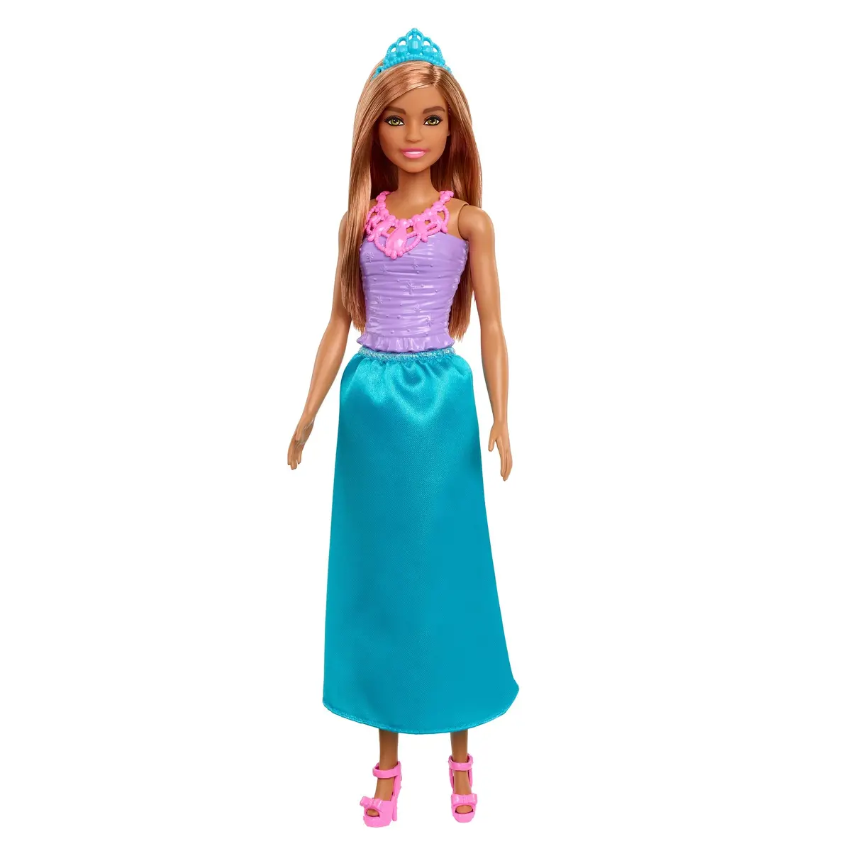 Barbie Dreamtopia Princess Brunette Doll Wearing Blue Skirt, Shoes And Tiara For Kids Ages 3+ 1