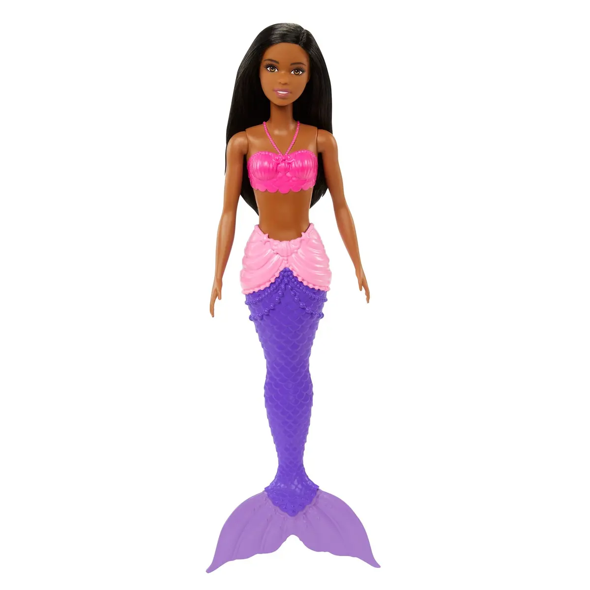 Barbie Dreamtopia Black Hair Mermaid Doll With Multi-Colored Purple Mermaid Tail For Kids Ages 3+ 1