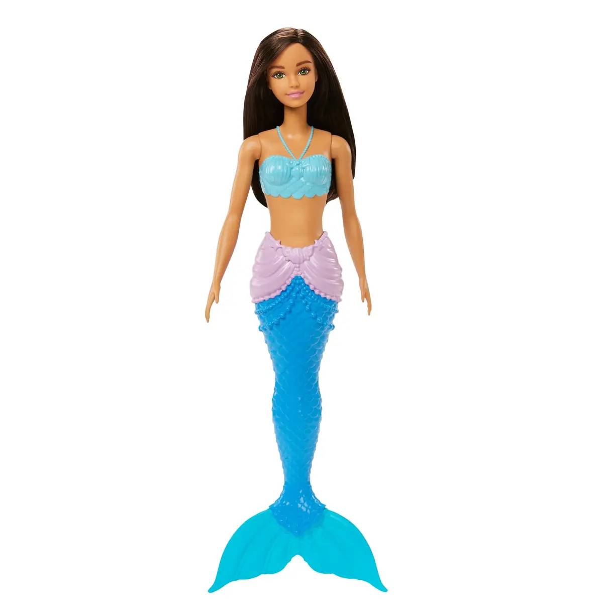 Barbie Dreamtopia Black Hair Mermaid Doll With Multi-Colored Blue Mermaid Tail For Kids Ages 3+ 1