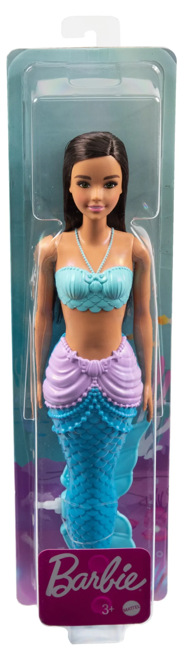 Barbie Dreamtopia Black Hair Mermaid Doll With Multi-Colored Blue Mermaid Tail For Kids Ages 3+ 2