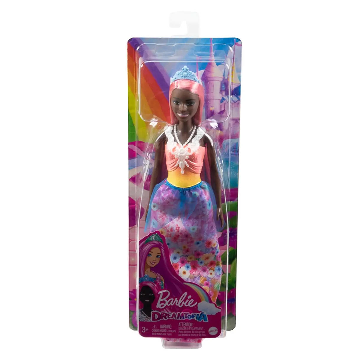 Barbie Dreamtopia Light-Pink Hair Princess Doll With Sparkly Bodice, Princess Skirt And Tiara For Kids Ages 3 Years And Up 2