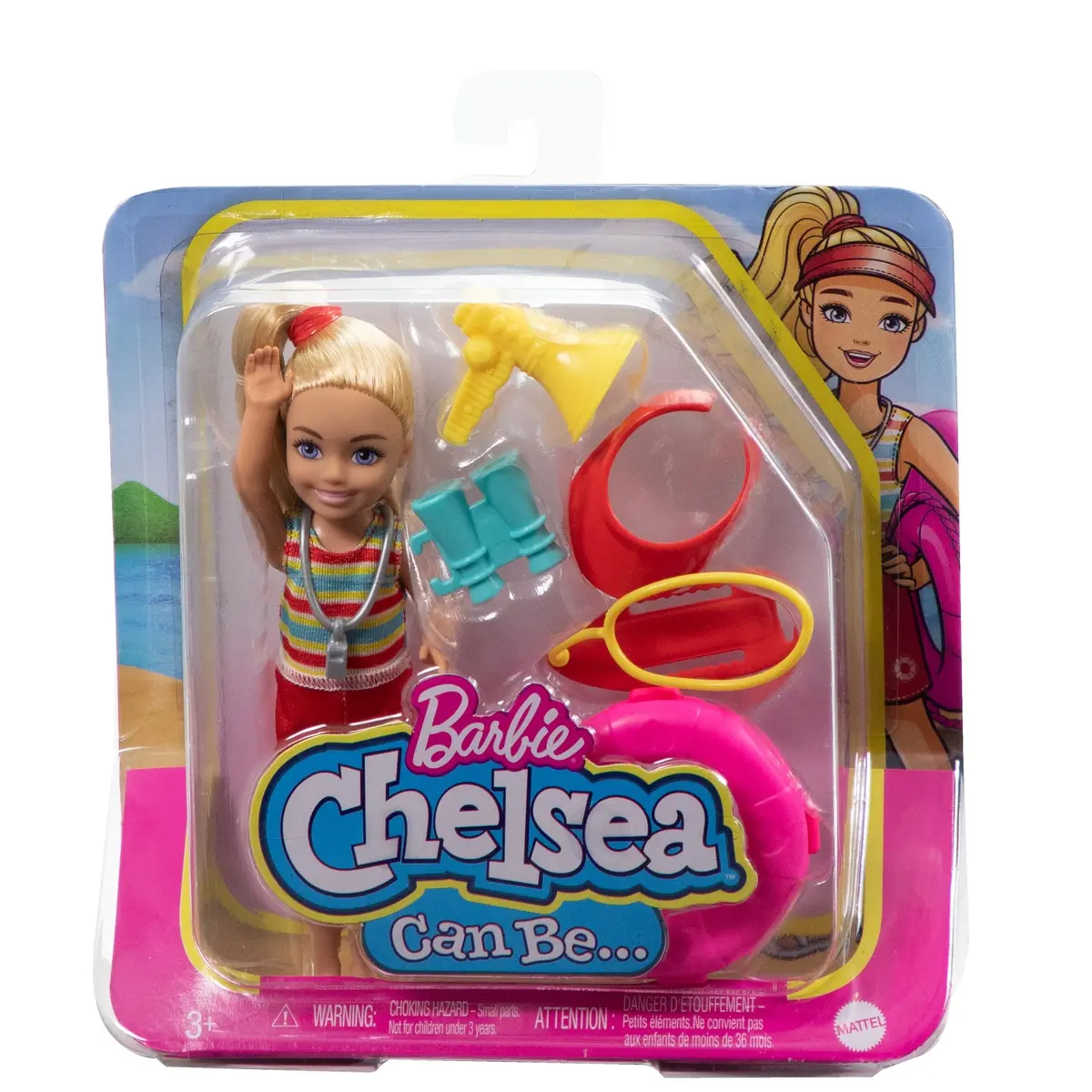 Barbie Chelsea Doll And Accessories Lifeguard Set For Kids Ages 3+ 2