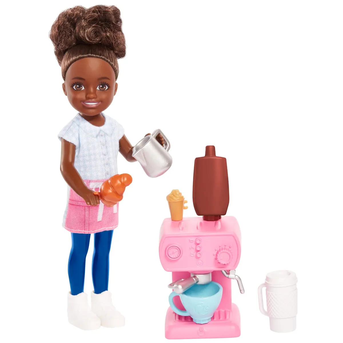 Barbie Chelsea Doll And Accessories Barista Set For Kids Ages 3+ 1