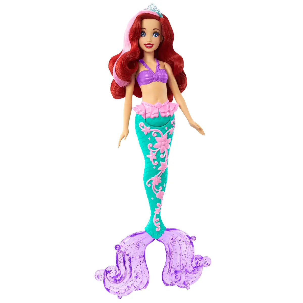 Disney Princess Ariel Mermaid Doll With Color-Change Hair And Tail, Color Splash Water Toy Inspired By The Disney Movie For Kids Ages 3+ 1