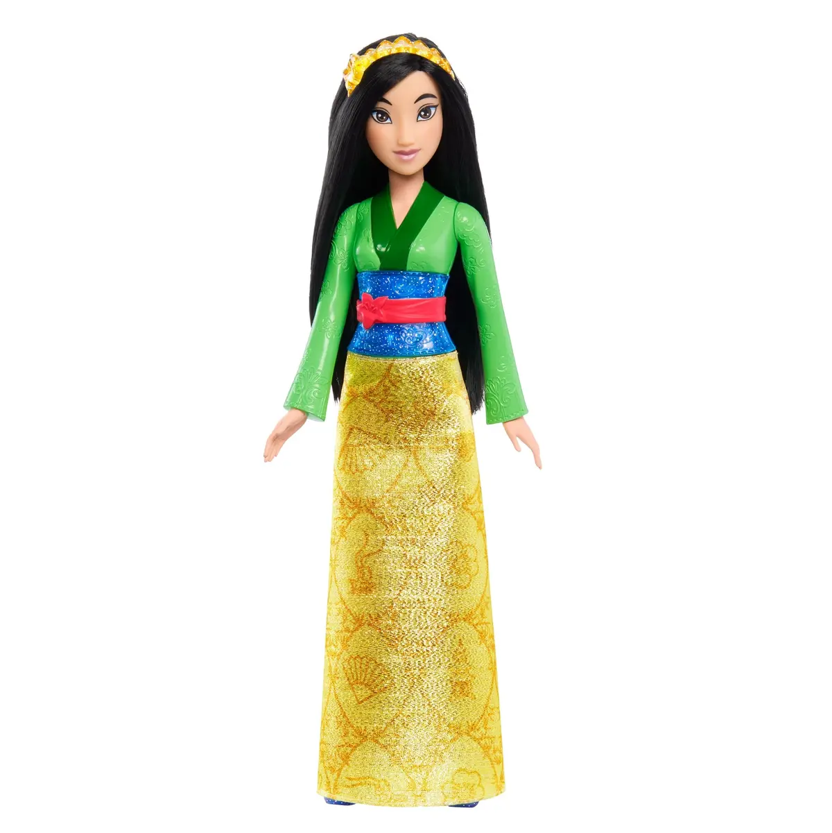 Disney Princess Mulan Posable Fashion Doll With Sparkling Clothing And Accessories For Kids Ages 3+ 1