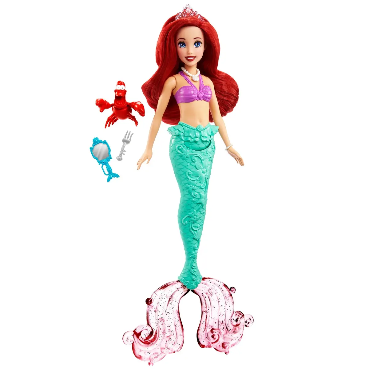 Disney Princess Ariel Mermaid Doll With Sebastian Figure And Accessories Inspired By The Disney Movie For Kids Ages 3+ 1