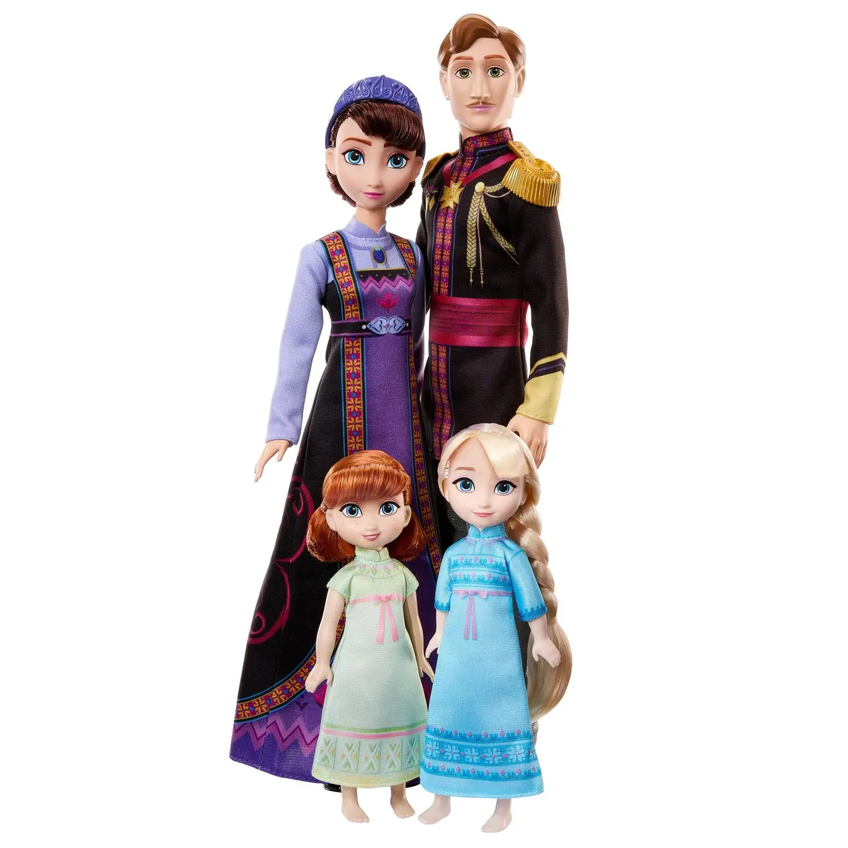 Disney Frozen Family Set With Toddler Anna And Elsa Dolls And Queen Iduna And King Agnarr Inspired By Disney Movie Frozen 2 For Kids Ages 3+ 1