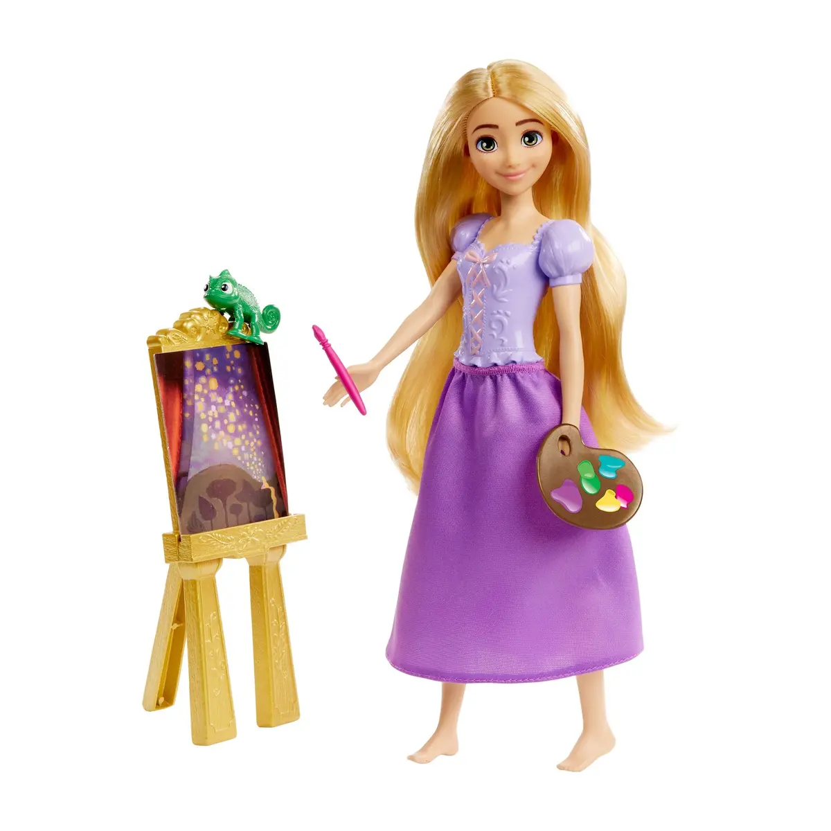 Disney Princess Rapunzel Fashion Doll With Pascal Figure And Accessories Inspired By The Disney Movie For Kids Ages 3+ 1