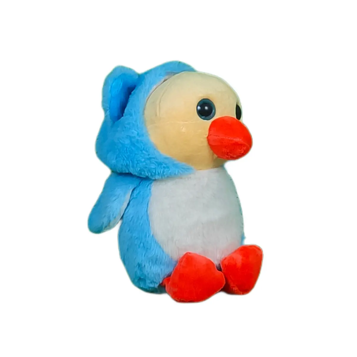 Play Hour Hoodie Duck Plush Soft Toy For Ages 3 Years And Up - Blue, 25Cm 1