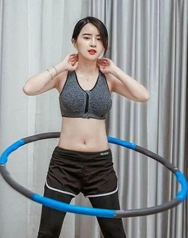 Hula Hoop Foam Fitness Tire (95 Cm) In Wave Design - Two Colors To Choose From 1