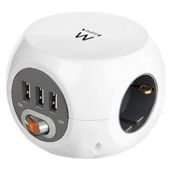 Socket Cube: 3 Sockets And 3 Usb Ports - Electricity At All Times 1