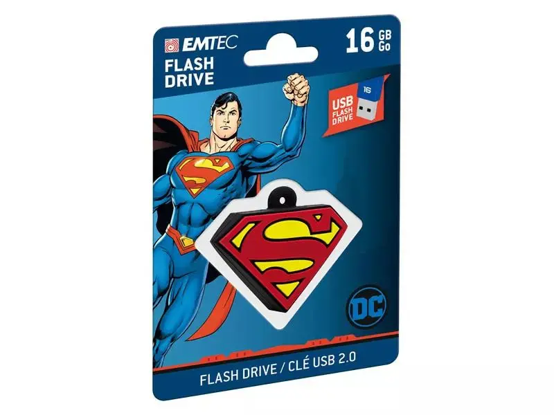 Usb Stick Dc "Superman 3D Symbol - Collector" 16 Gb From Emtec 1