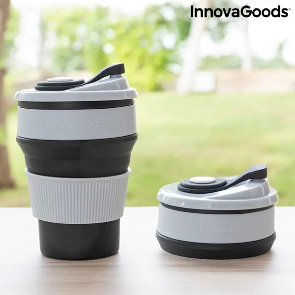Mug "Flashie" (350 Ml) To Go With Lid &Amp; Spout - Foldable 1