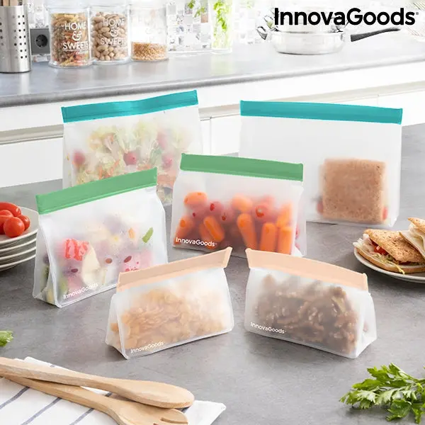 Bags Ziplock "Zags" (6 Pcs.) - Storage &Amp; Transport Of Food 1