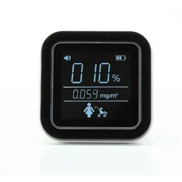 Co2 Air Quality Detector With Alarm - Monitors Temperature &Amp; Humidity 1