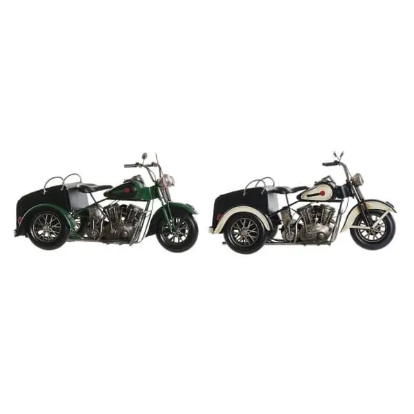 Decoration Motorcycle Set "Highway Patrol" (2 Pieces) In Retro Style 1