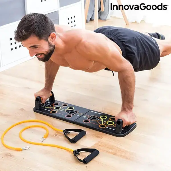 Training System With Exercises - Push-Up Board, Hand Grips &Amp; Resistance Bands 1