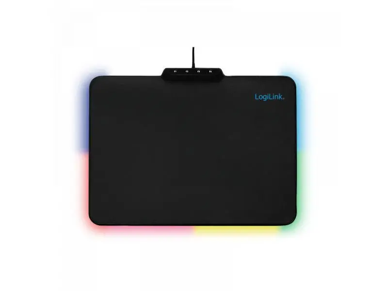 Mouse Pad In Black With Led Lighting - 7 Colors Adjustable 1