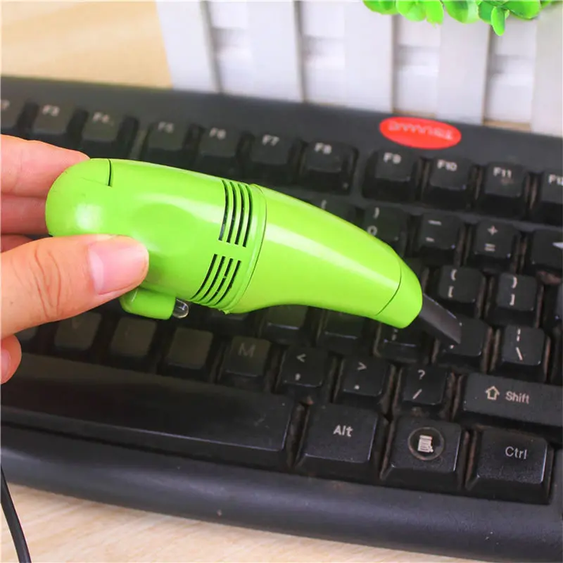 Vacuum Cleaner Usb "Computer Mini Vacuum" With Brush For Keyboards 1