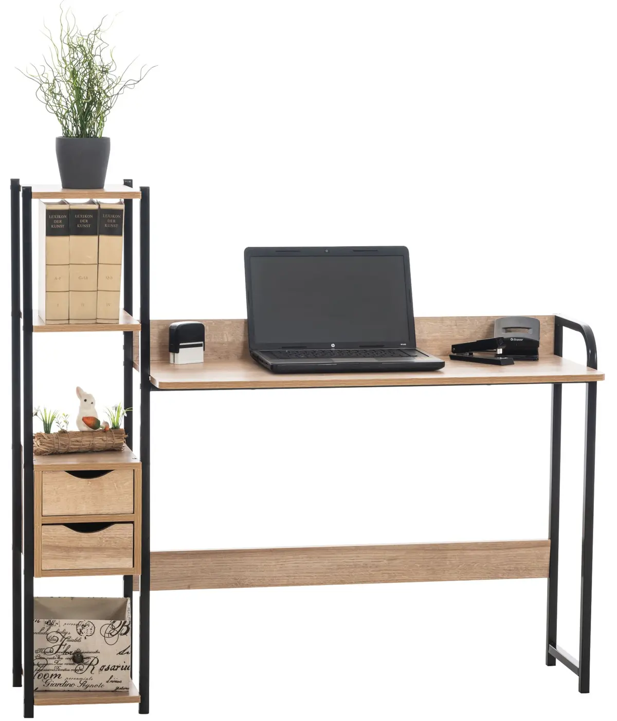 Desk "Widnes" With Shelf - Stylish Laptop Table For Office Work 3