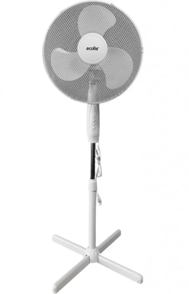 Fan (Ø 40 Cm) From Ecolle - Quiet, Pivotable And Height Adjustable 1