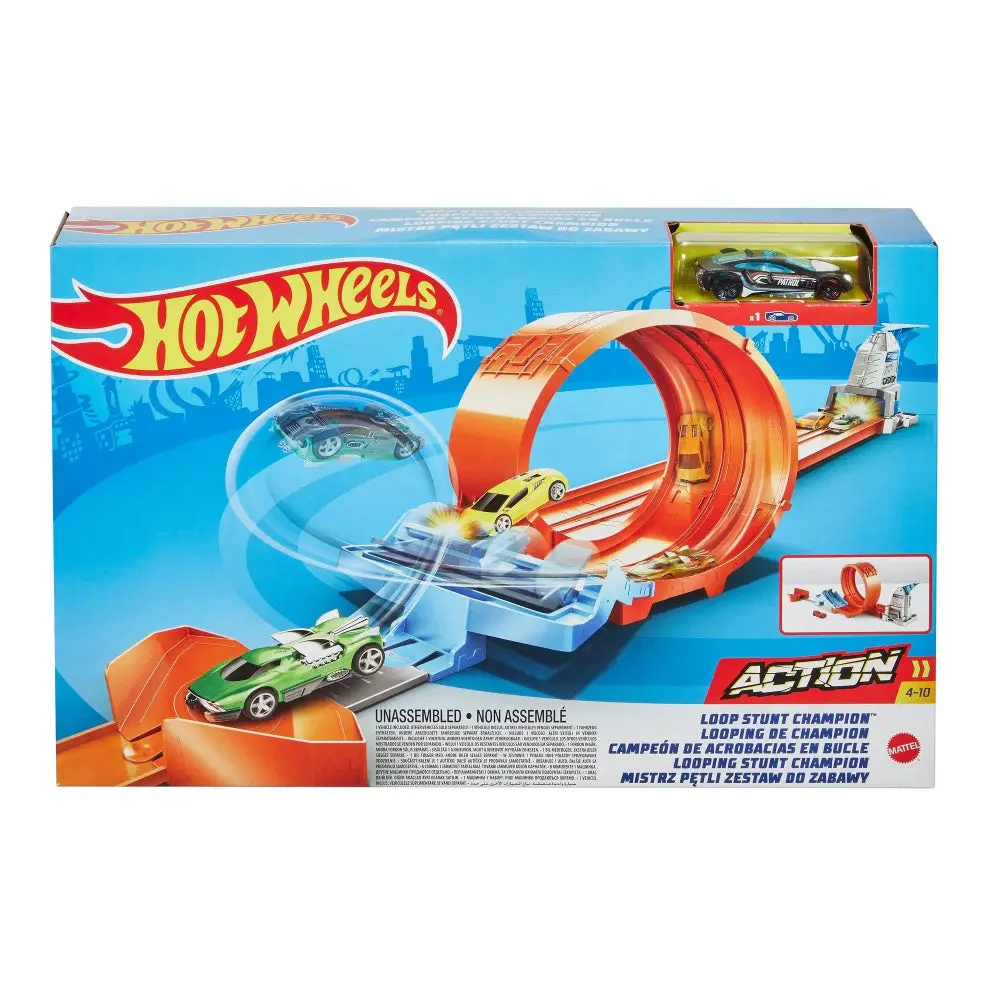Hot Wheels Loop Stunt Champion Track Set For Kids Ages 4 And Up 1