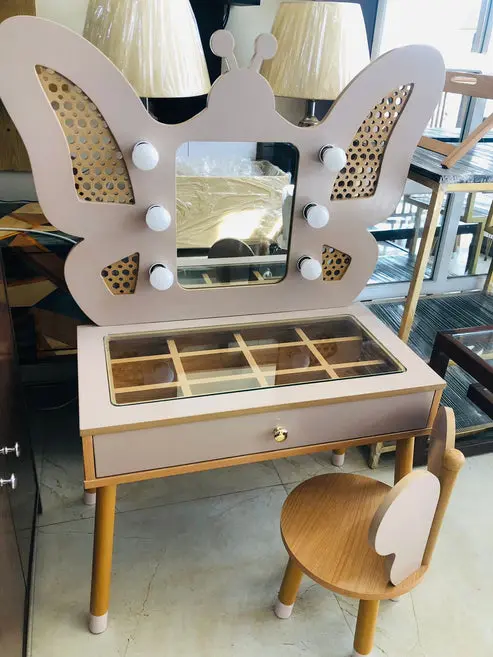 Kiddies Kingdom Butterfly Vanity Imaginative Play For Ages 3 And Above 2