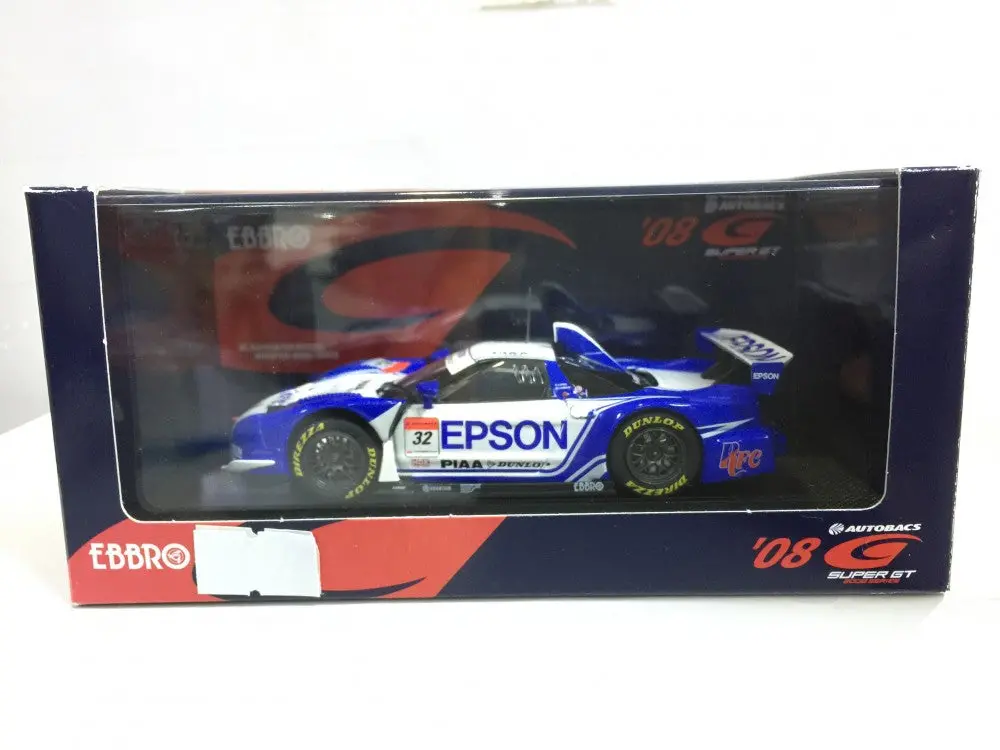 Ebbro 1/43 Honda Epson Nsx Super Gt 500 White Blue (44051) (Jpa221) 1