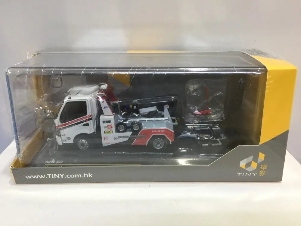 Toyeast Tiny 1/43 Die-Cast Model Car Hino 300 Hong Kong World Champion Tow Truck 拖車 Atc43090 12390 (C920-276) 1