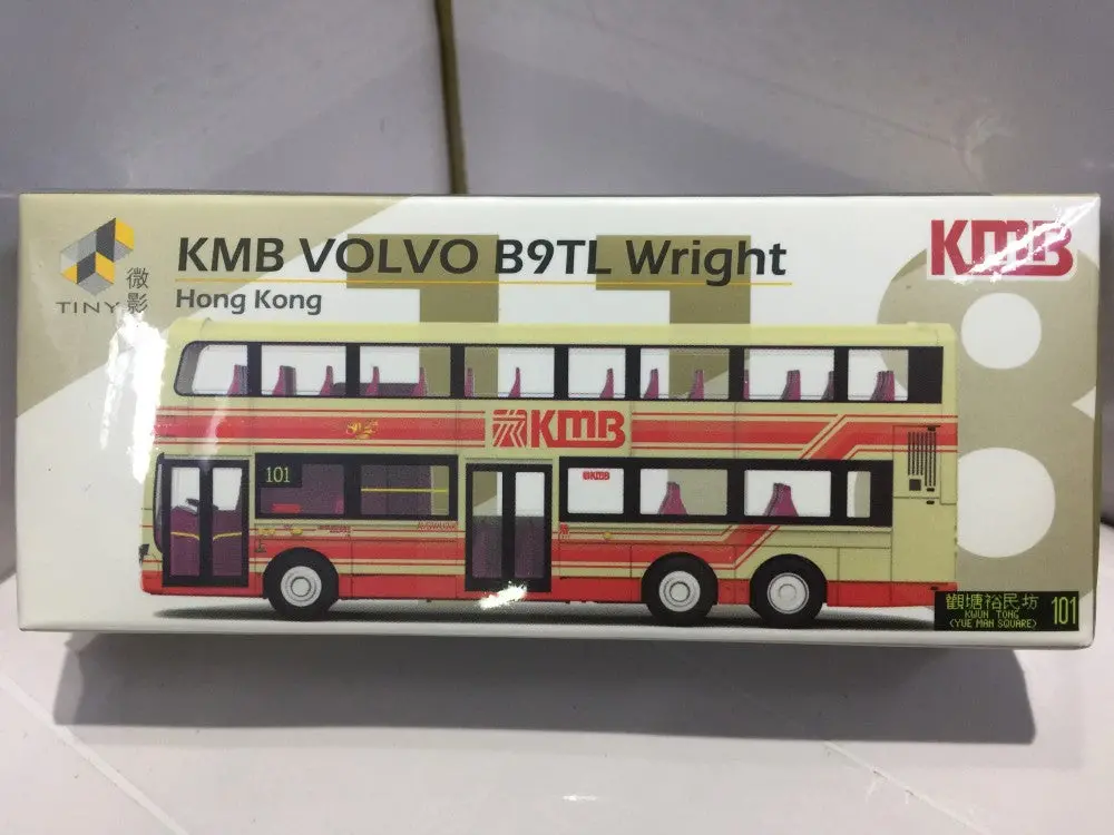Toyeast Tiny City 118 Die-Cast Model Car Kmb Volvo B9tl Wright Vmd1 Kmb-M-2018086 14344 (C920-167) 1