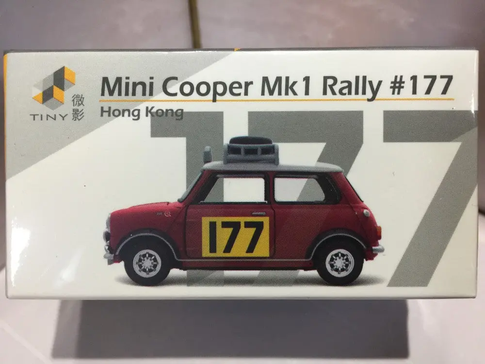 Toyeast Tiny City 177 Die-Cast Model Car Mini Cooper Mk1 Rally #177 Atc64546 15306 (C920-172) 1