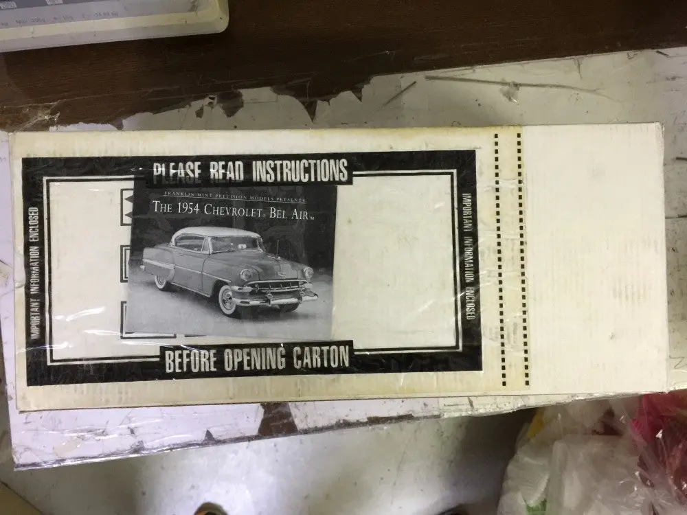 Franklin Mint 1/24 1954 Chevrolet Bel Air Light Blue (Kwa) 2