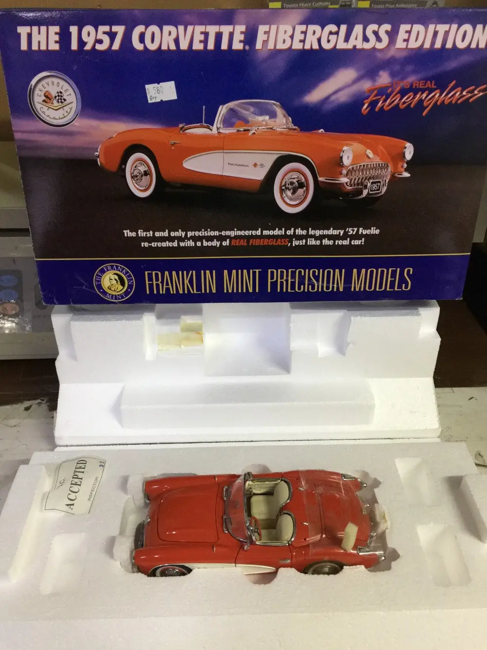 Franklin Mint 1/24 1957 Corvette Fuelie Fiberglass Edition (Buy) 1