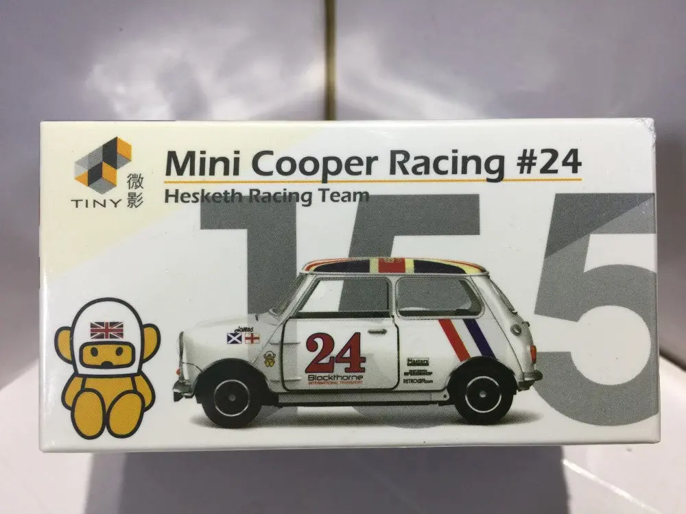 Toyeast Tiny City 155 Die-Cast Model Car Mini Cooper Racing #24 Hesketh Racing Team Atc64604 13720 (C920-202) 1