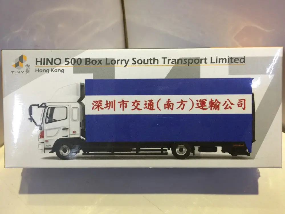 Toyeast Tiny City 147 Die-Cast Model Car Hino 500 Box Lorry South Transport Limited Atc64584 12253 (C920-217) 1