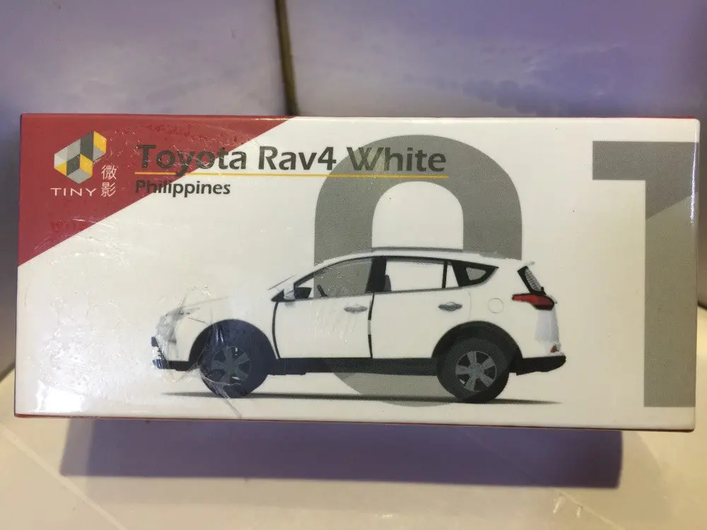 Toyeast Tiny 01 Die-Cast Model Car Toyota Rav4 White Philippines Atc64467 (14339) (Pa0) 1